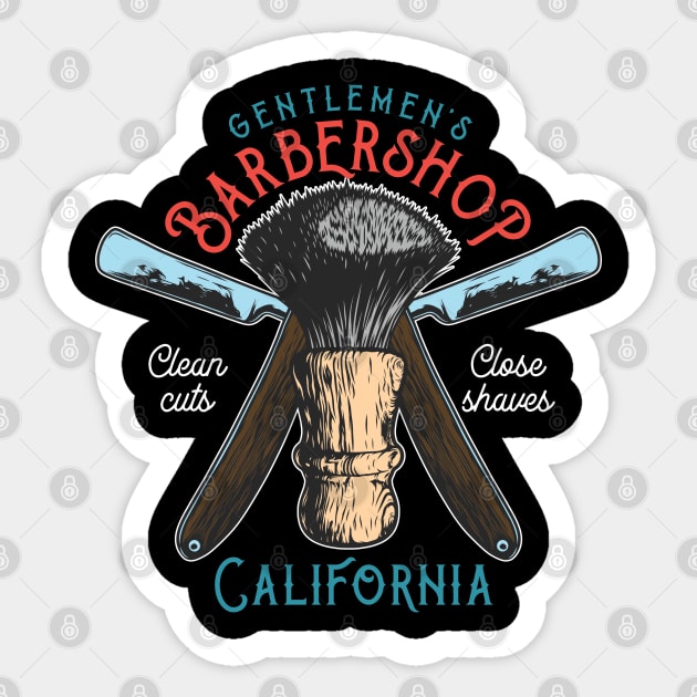 Fresh Cuts Only: The Barber’s Creed Sticker by Steve
